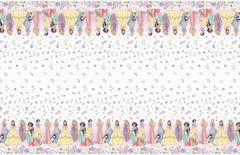 Disney Princess Plastic Table Cover – 54" x 84" | Rectangular Disposable Tablecloth for Girls’ Birthday Parties & Princess-Themed Celebrations