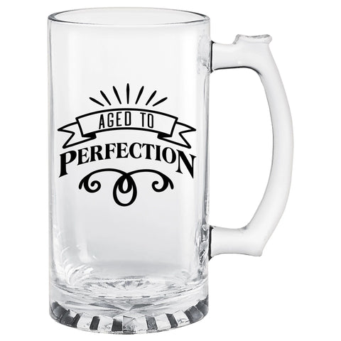 Better with Age Birthday 15 oz Glass Tankard