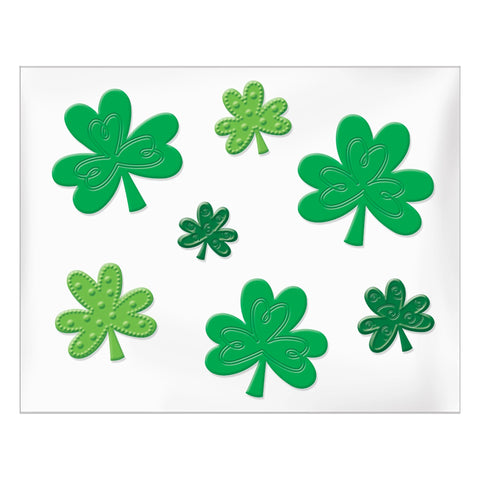 Shamrocks Silicone Clings 7 pc Set
