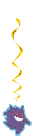 Pokémon Hanging Swirl Decorations 12ct | Party & Birthday Decorations