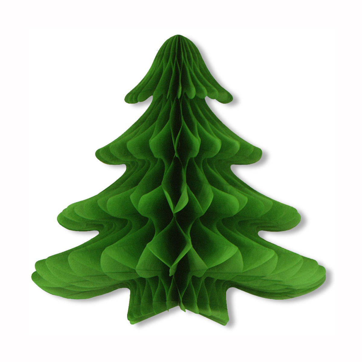 Honeycomb Tissue Christmas Tree – Large 23" x 25" Hanging Decoration