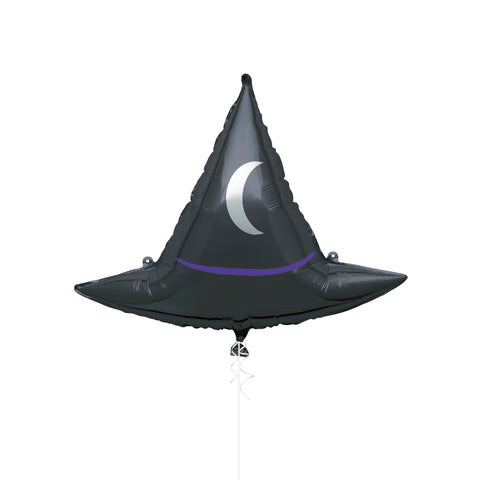 Witch Hat Giant Shaped Foil Balloon 25  Packaged"