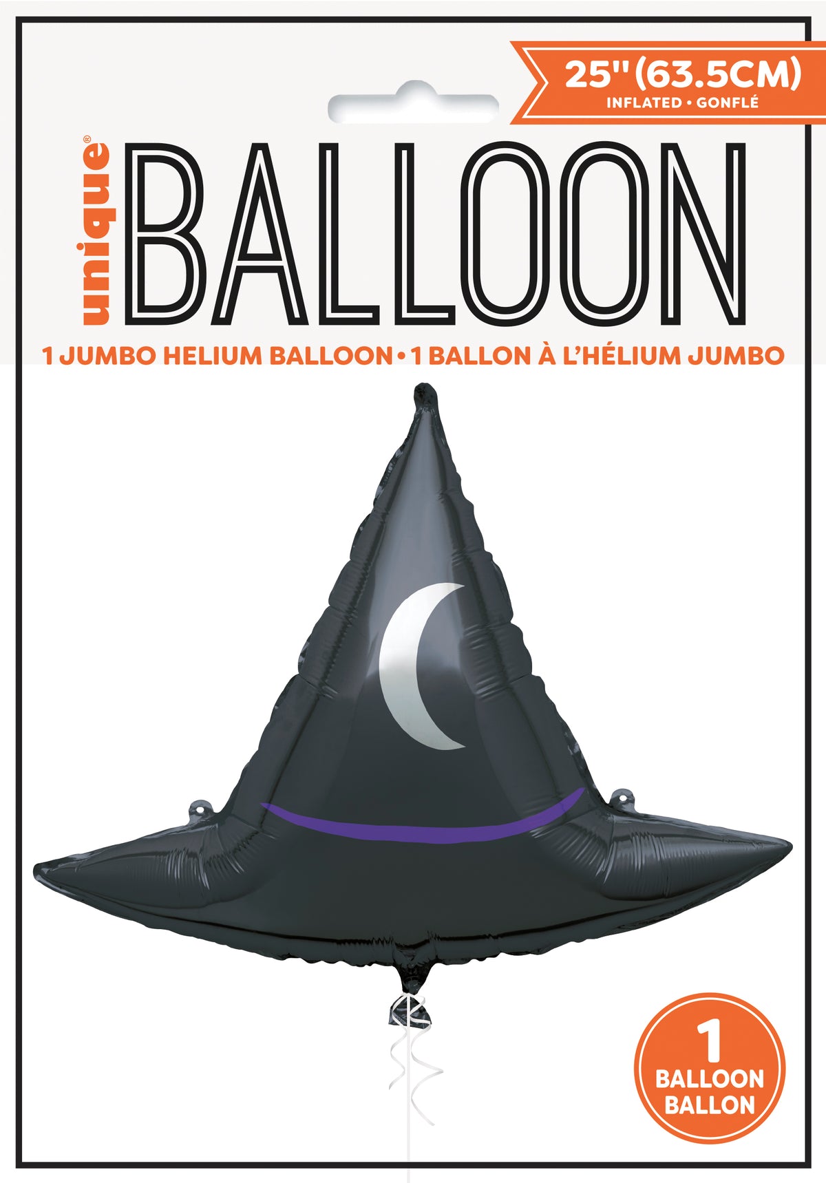 Witch Hat Giant Shaped Foil Balloon 25  Packaged"
