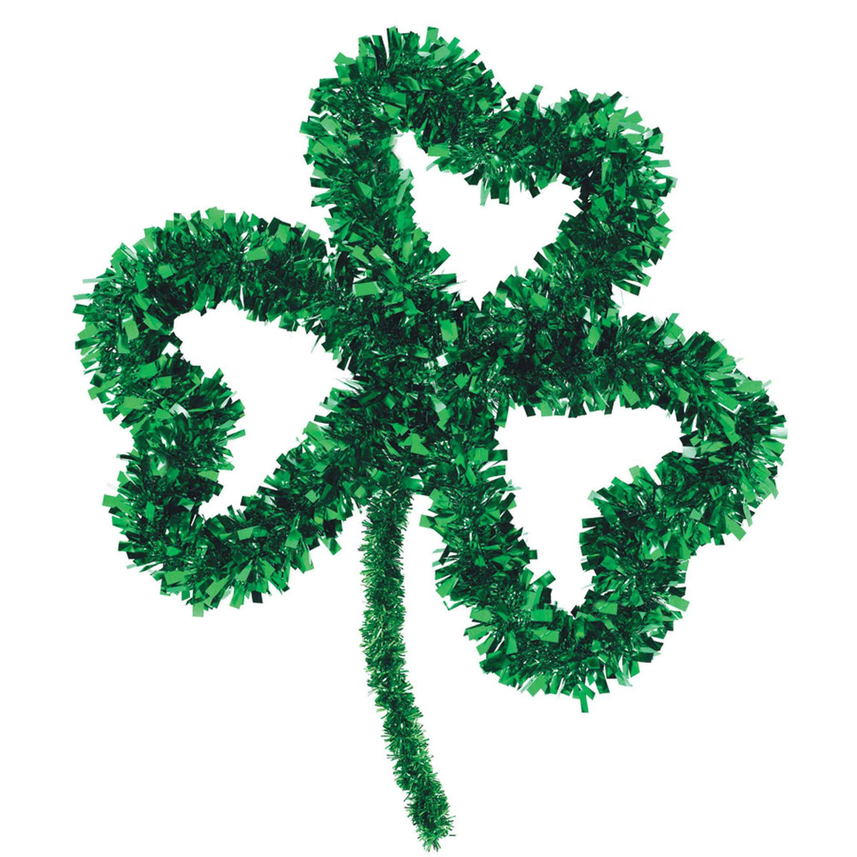 St.Patrick's Day Shamrock 11" x 14" Tinsel Decoration