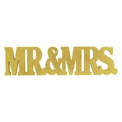 Mr. & Mrs. Glitter Standing Decoration
