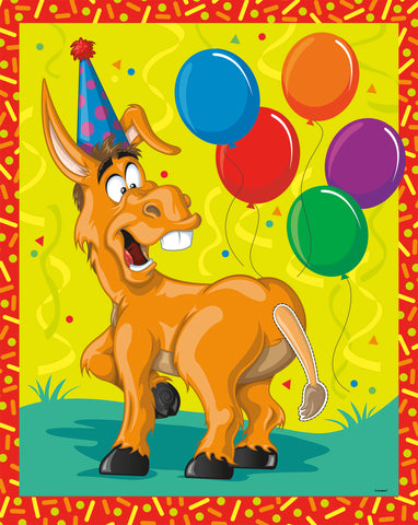 Festive Pin the Tail on the Donkey Game