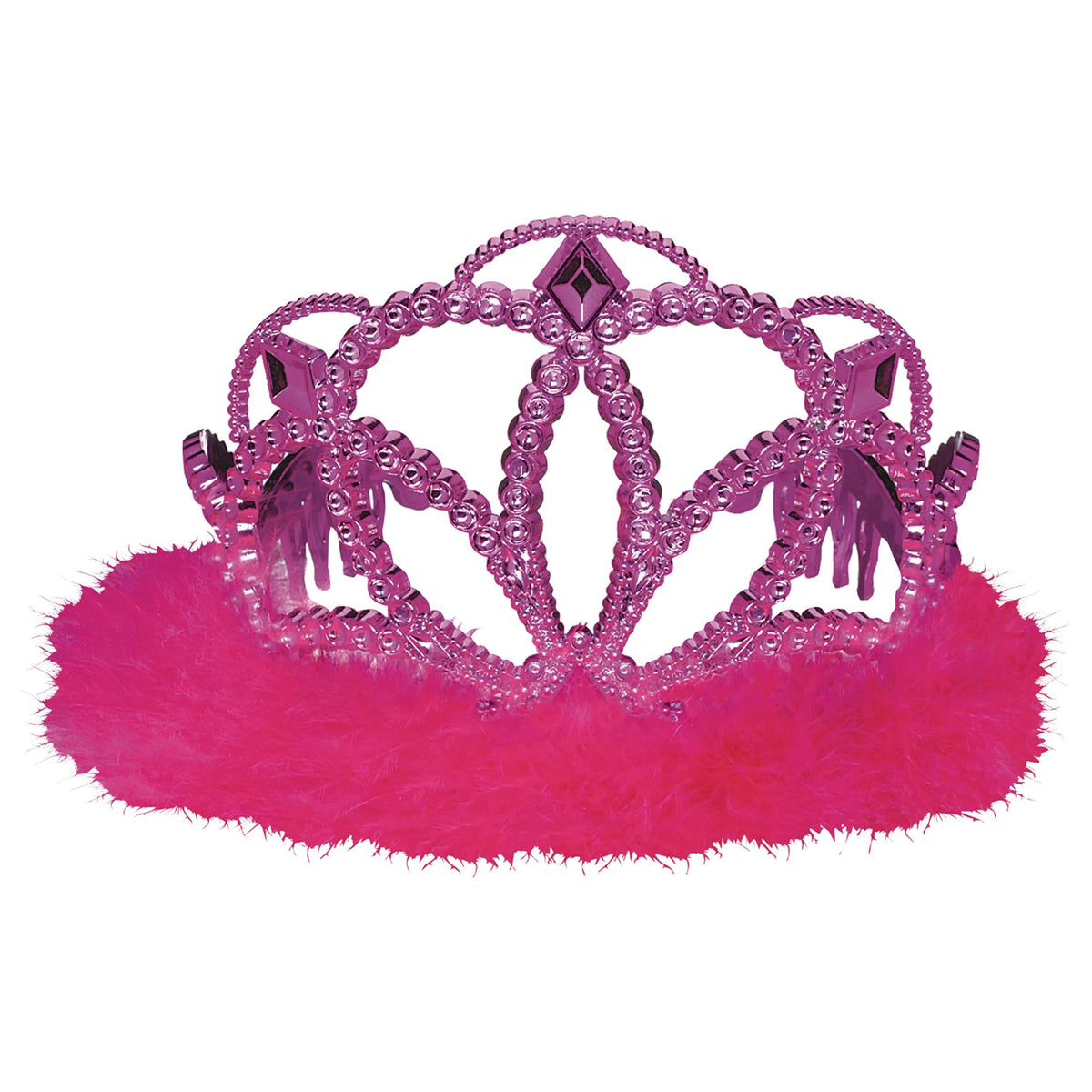 Electroplated  Metallic Pink Tiara