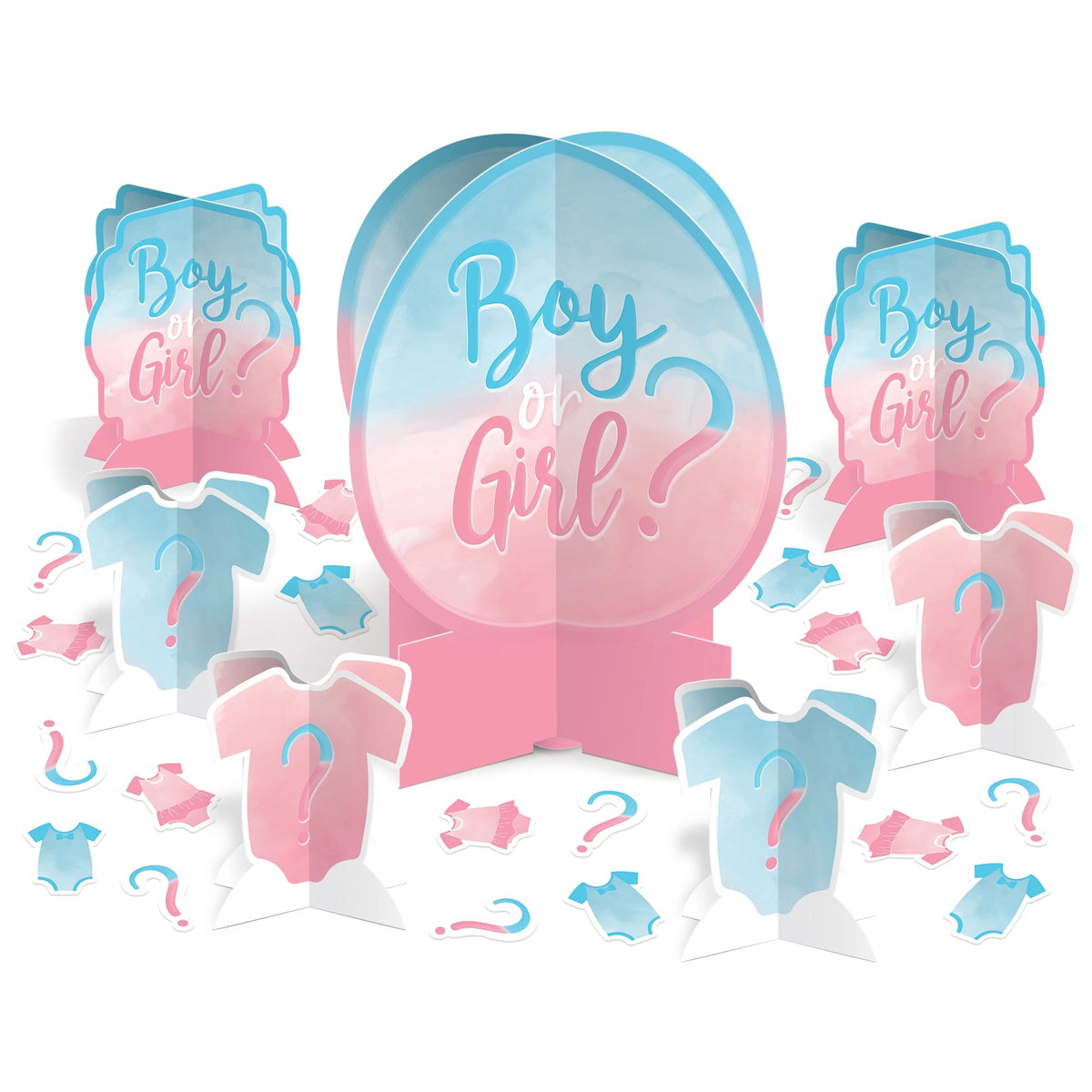 Boy or Girl Table Decorating 7 piece Kit