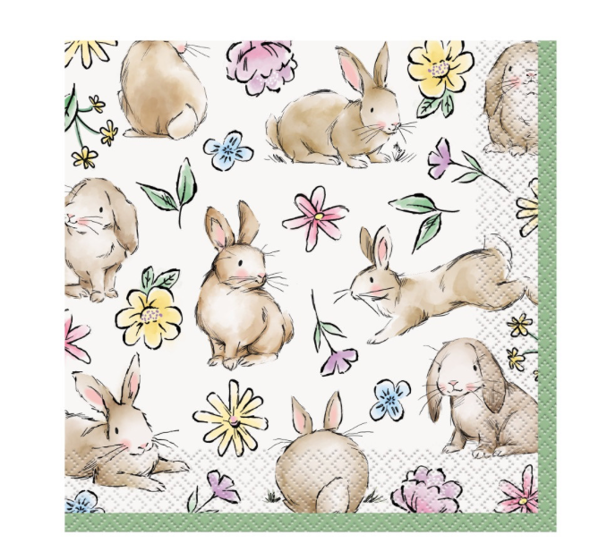 Easter Whimsy Paper Luncheon Napkins  16ct