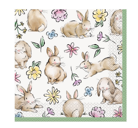 Easter Whimsy Paper Luncheon Napkins  16ct