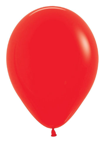 Fashion Red 5-Inch Latex Balloons - 100 Count | Sempertex Professional-Quality Mini Balloons for Decorators & Events