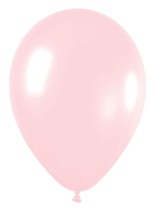 Sempertex 5" Pearl Pink Latex Balloons 100 count package