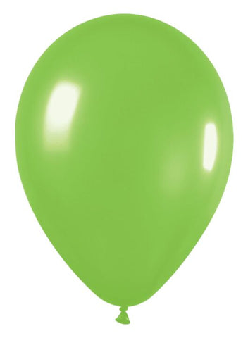 Sempertex Deluxe Key Lime 11" Latex Balloons – 100 Pack | Helium-Safe & Decorator Quality
