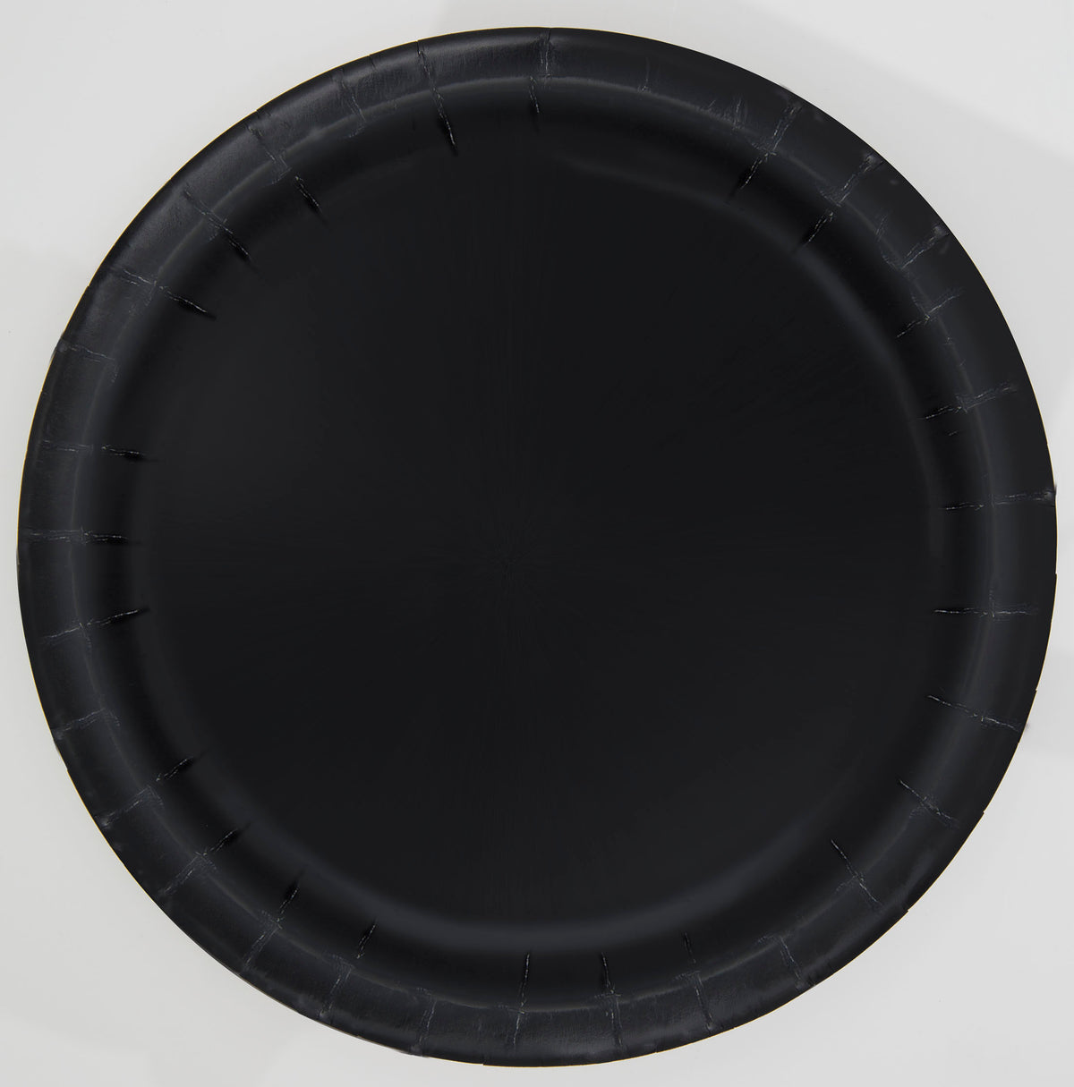 Classic Black Round 7" Dessert Plates – 20ct | Small Disposable Party Plates for Cake, Appetizers, Birthdays, Events