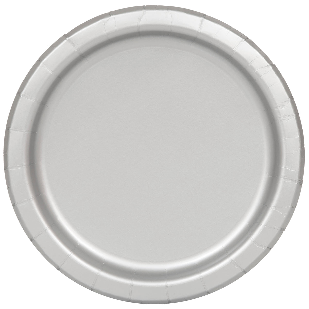 Silver 7" Paper Plates 20ct