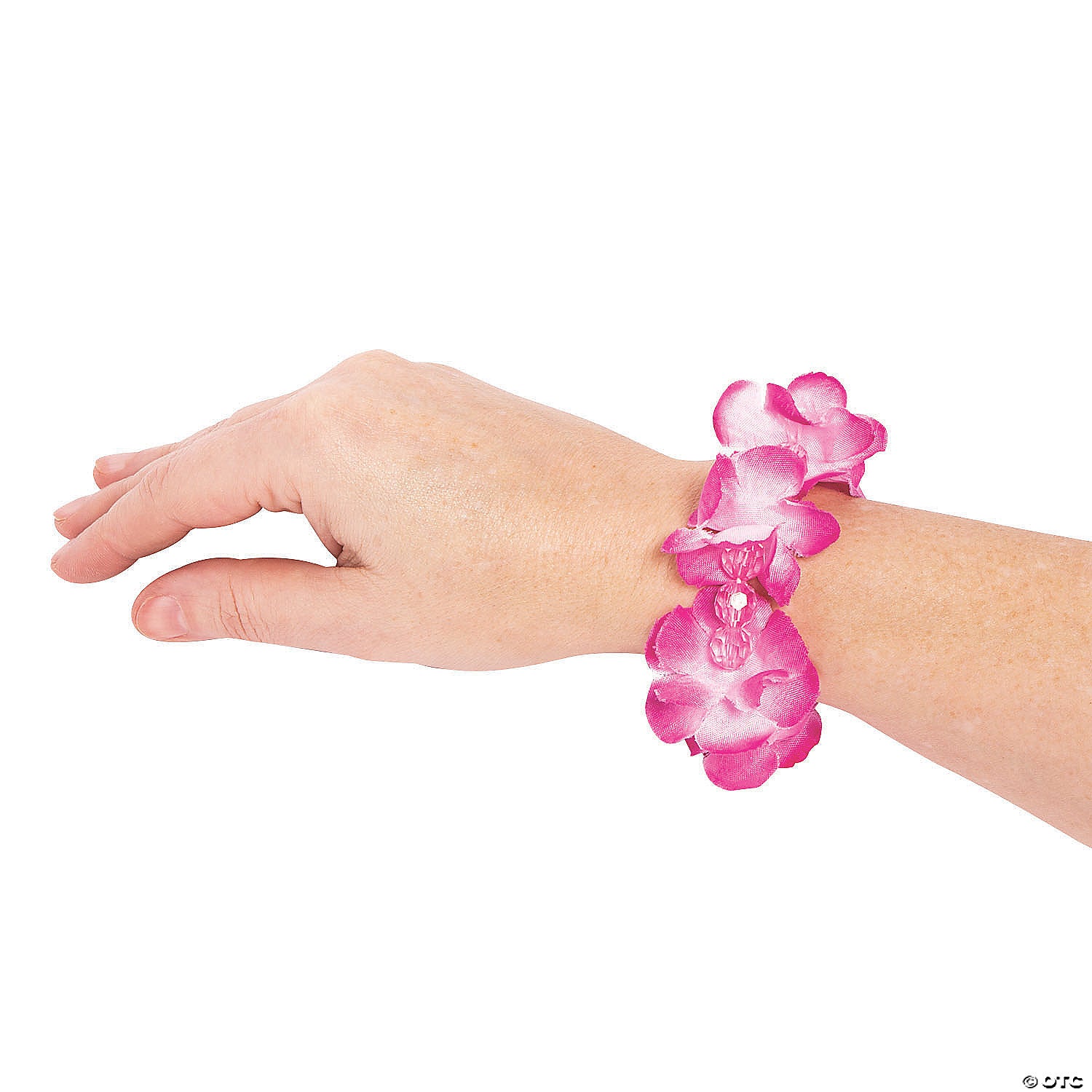 Polyester Lei Bracelets with Beads Asst Colors 3”, 1 per pack