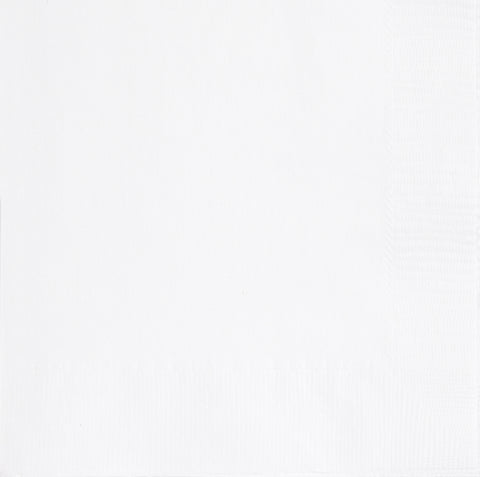 Bright White Luncheon Size Paper Napkin 40ct