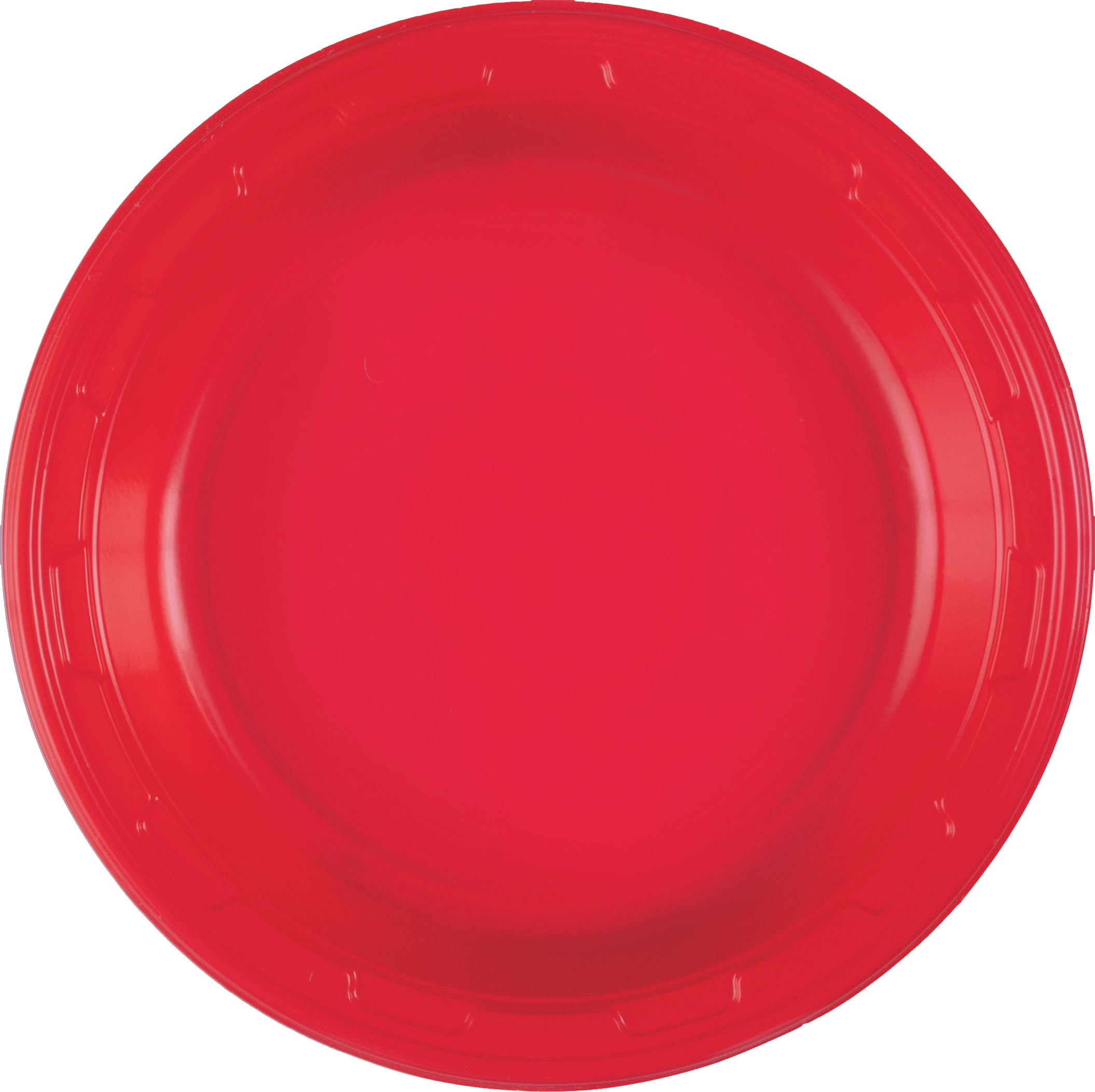 Ruby Red Solid Round 7 inch Plastic Dessert Plates Manahawkin, NJ Party Fair disposable plate.