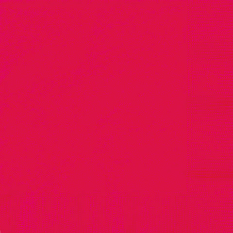 Ruby Red Solid Beverage Napkins  100ct