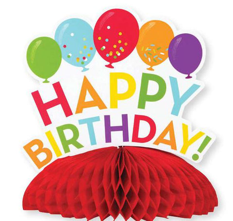Birthday Bash Honeycomb Centerpiece