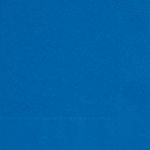 Royal Blue Luncheon Size Paper Napkin 40ct