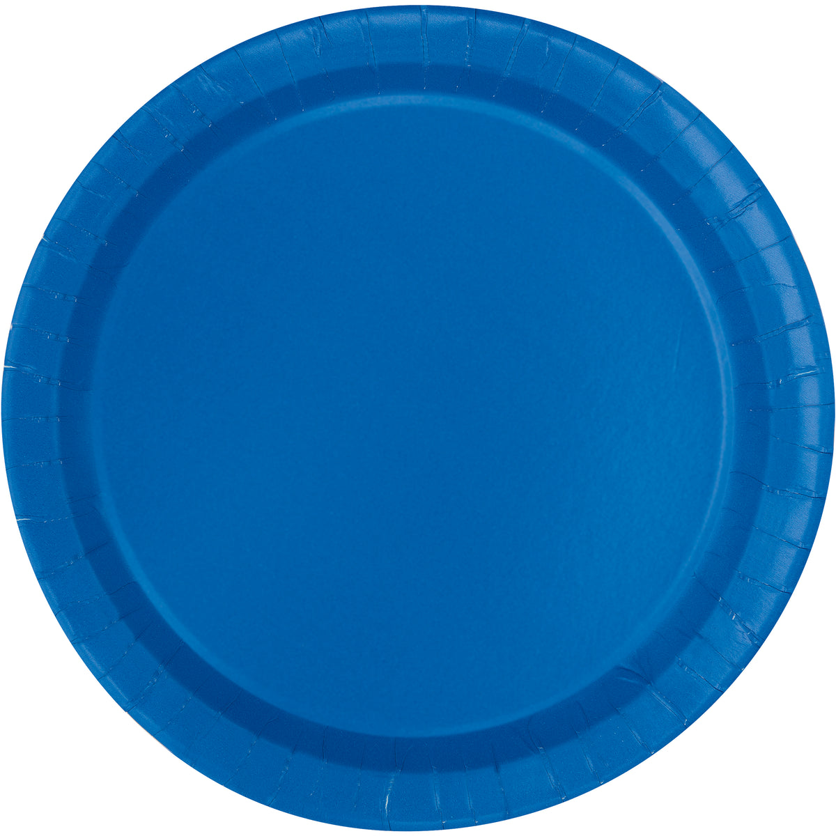 Royal Blue Solid Round 10 Dinner Plates  20ct"