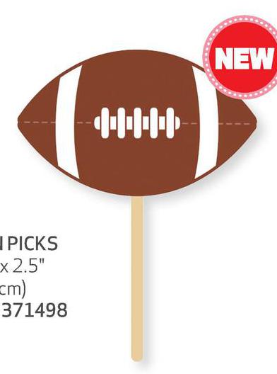 Football Party Picks package of 50