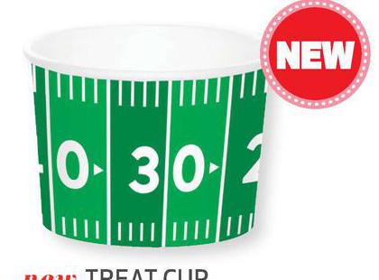 Football Paper Treat cups