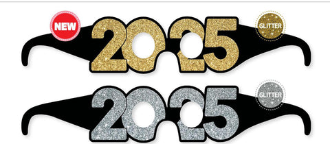 Graduation "2025" Favor Paper Glasses 6 per package
