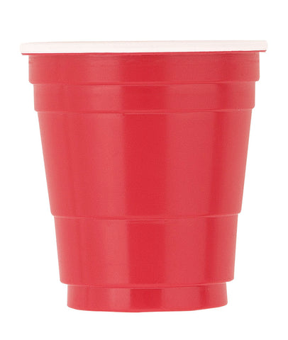 Premier Stylz Red Plastic Shot Glasses (20ct) – Durable Disposable Shot Cups for Parties & Events