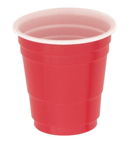 Premier Stylz Red Plastic Shot Glasses (20ct) – Durable Disposable Shot Cups for Parties & Events