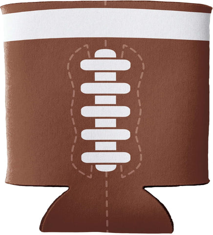 Football drink holder for standard cans, fun sports beverage accessory for game day parties and tailgates in Manahawkin, NJ