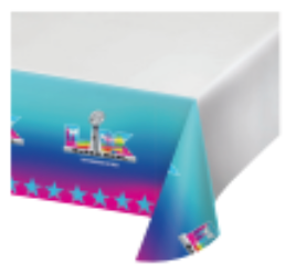 Super Bowl LX Santa Clara Theme Plastic Table Cover – 54" x 102"