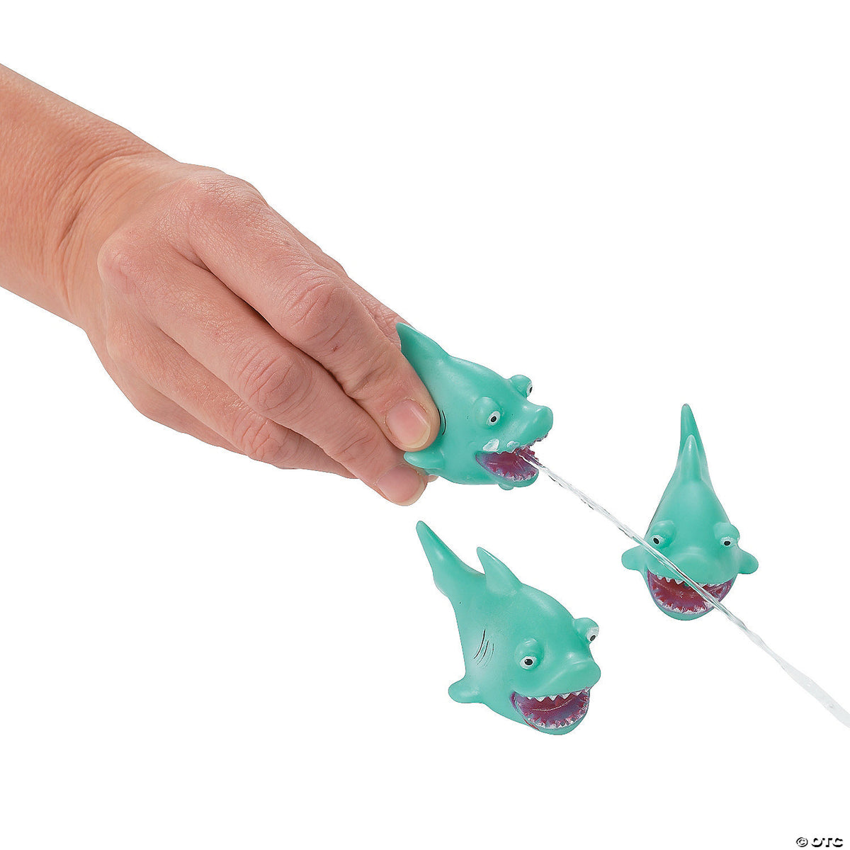 Mini Shark Squirts Vinyl, 2 3/4”, blue, 12 per package