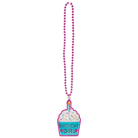 "Birthday Girl" Sprinkles Bling Necklace