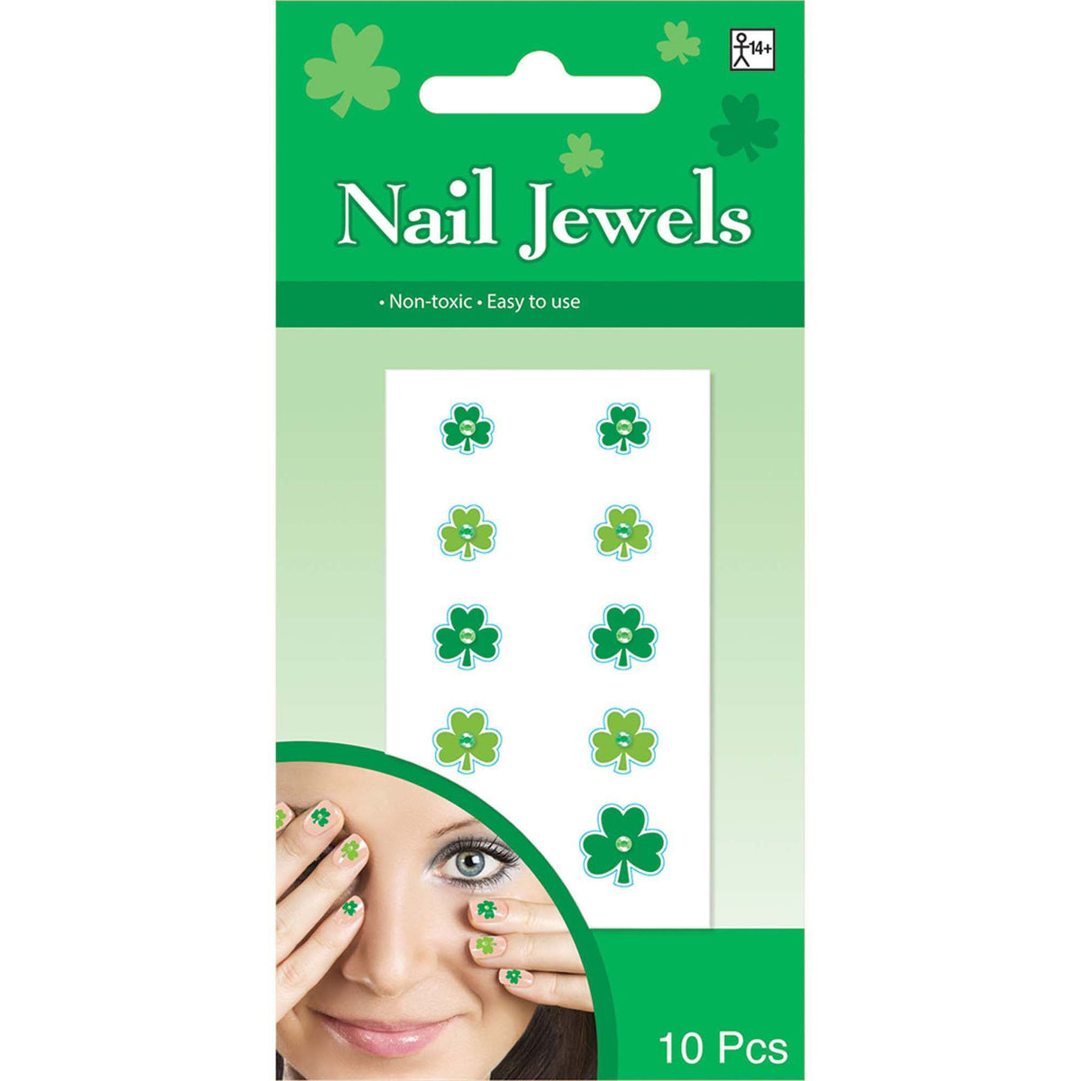 St. Patrick's Day  Shamrock Nail Art