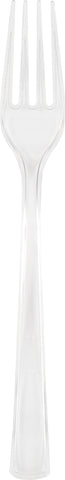 Clear Plastic Forks 18ct