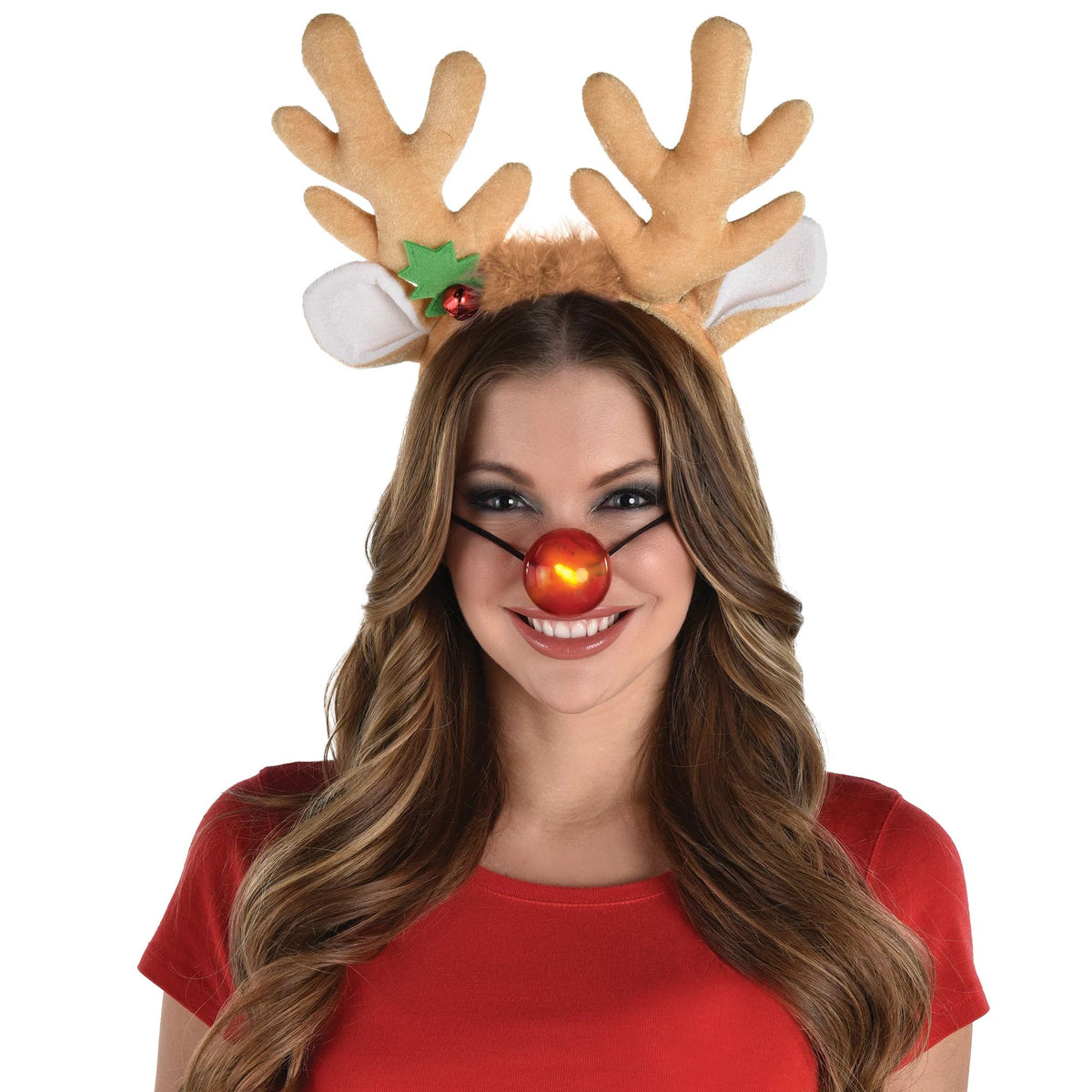 Light-Up Nose & Antler Set