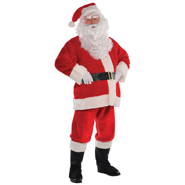 Plush 2024 Santa Claus XL Adult Costume 44-46 New!!!