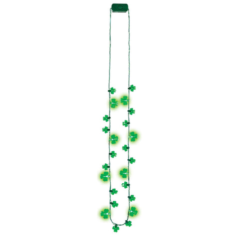 Shamrock Light Up 32" Necklace