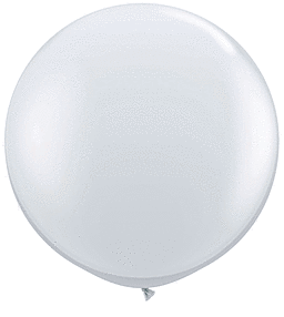 Diamond Clear 3 ft  Qualatex Profesional Quality Latex Balloon 100 count package