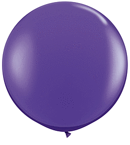 Purple Violet 3 ft  Qualatex Profesional Quality Latex Balloon 2 count package