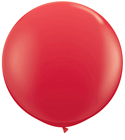 Red 3 ft  Qualatex Professional Quality Latex Balloon 2 count package