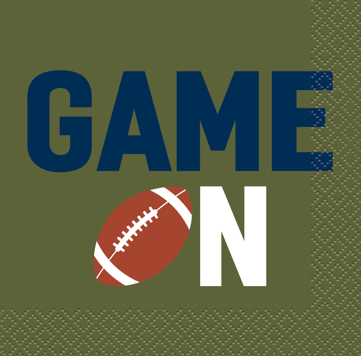 Tailgate Football Game On" Beverage Napkins  16ct"