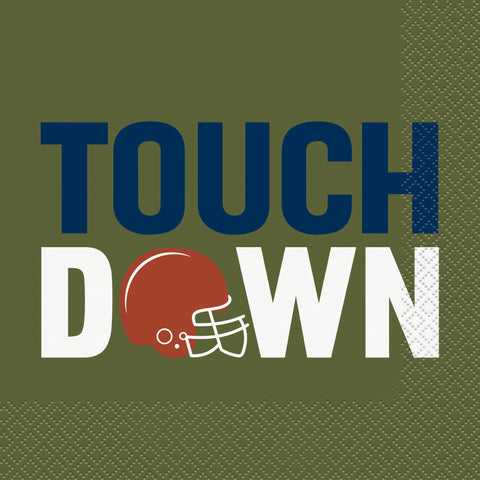 Tailgate Football Touchdown" Luncheon Napkins  16ct"
