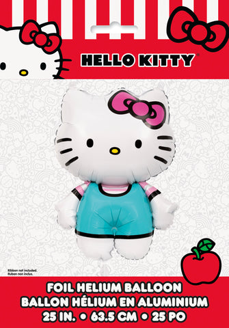 Hello Kitty 25” Giant Shaped Foil Balloon – Packaged | Birthday Party Decoration