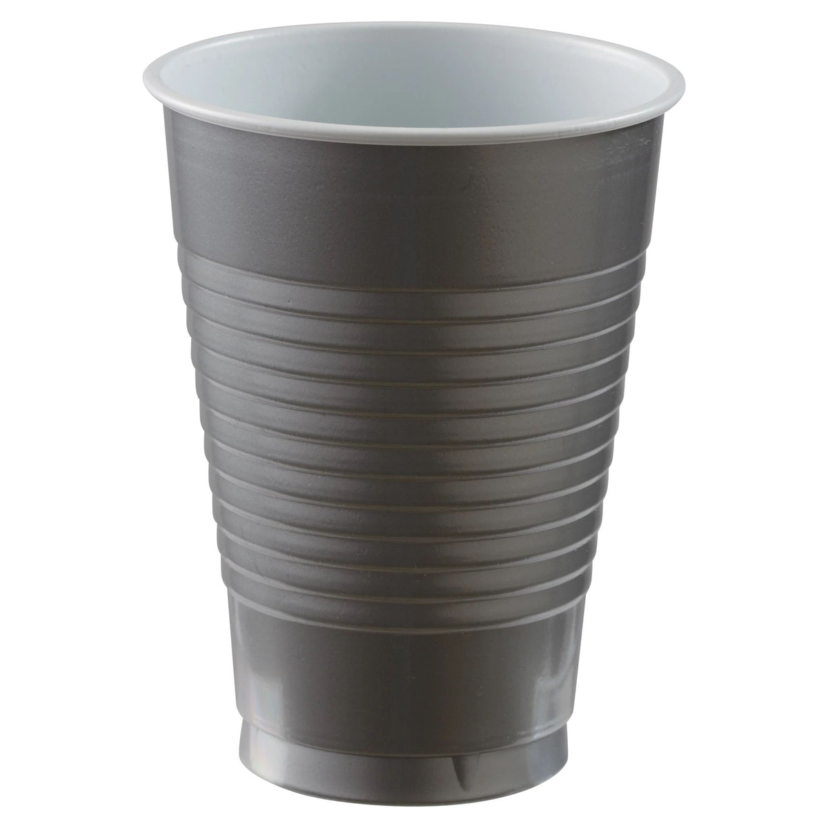 12 oz. Plastic Cups, 20ct- Silver