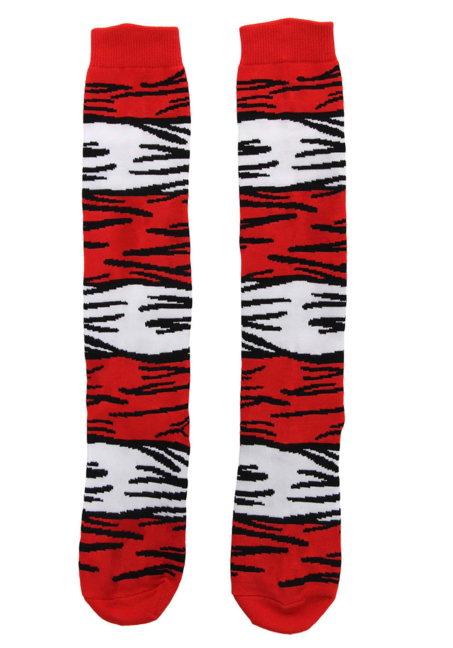 Adult The Cat in the Hat Costume Socks