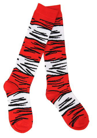 Adult The Cat in the Hat Costume Socks