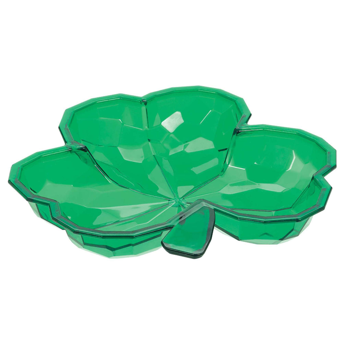 Small Plastic Shamrock Bowl 8 1/2" x 8 1/2"